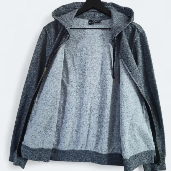 H&M Men's Full Zip Sweatshirt Hoodie Size Small - Picture 4 of 7